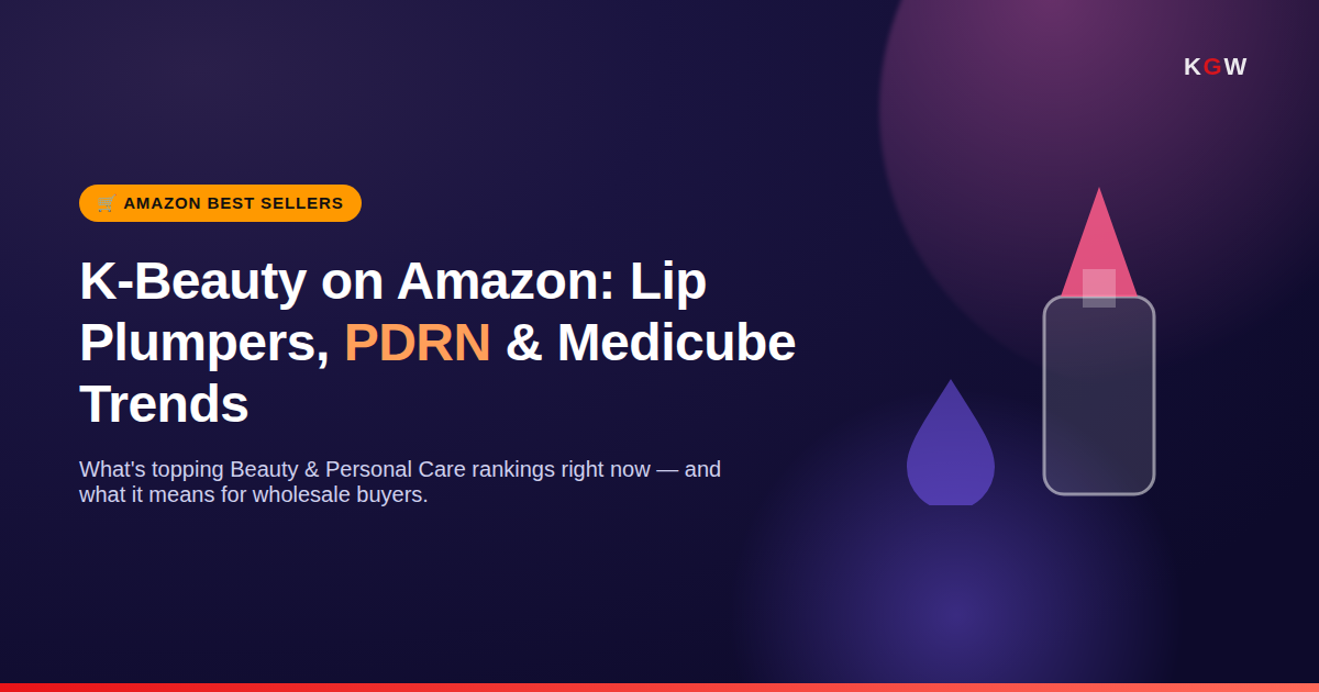 Amazon K-Beauty Best Sellers: Lip Plumpers, PDRN and Medicube Trends