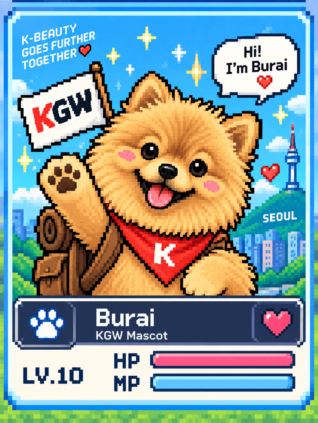 Burai, KGW Mascot at KGW